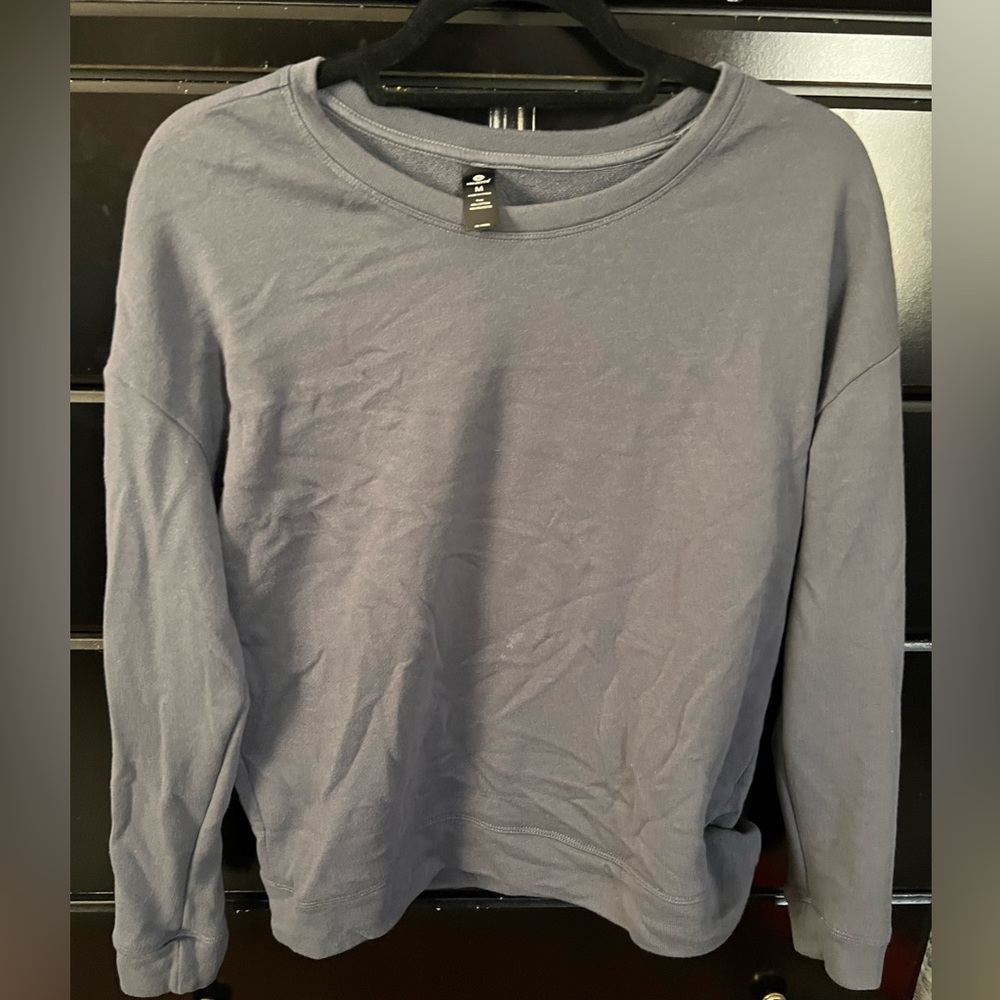 Gray long sleeve sweater